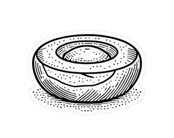 Neolithic Line Art Kiss-Cut Stickers | Prehistoric Symbols, Minimal Tribal Designs