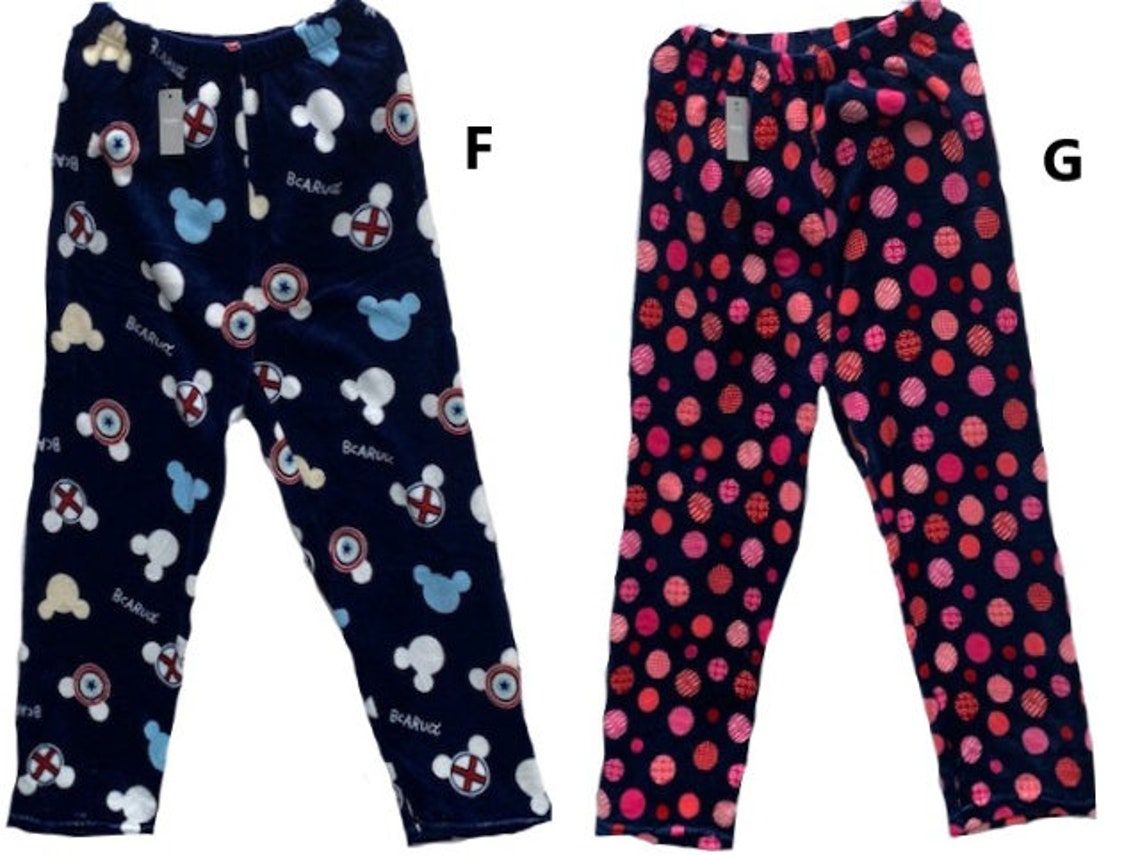 warm fuzzy pajama pants