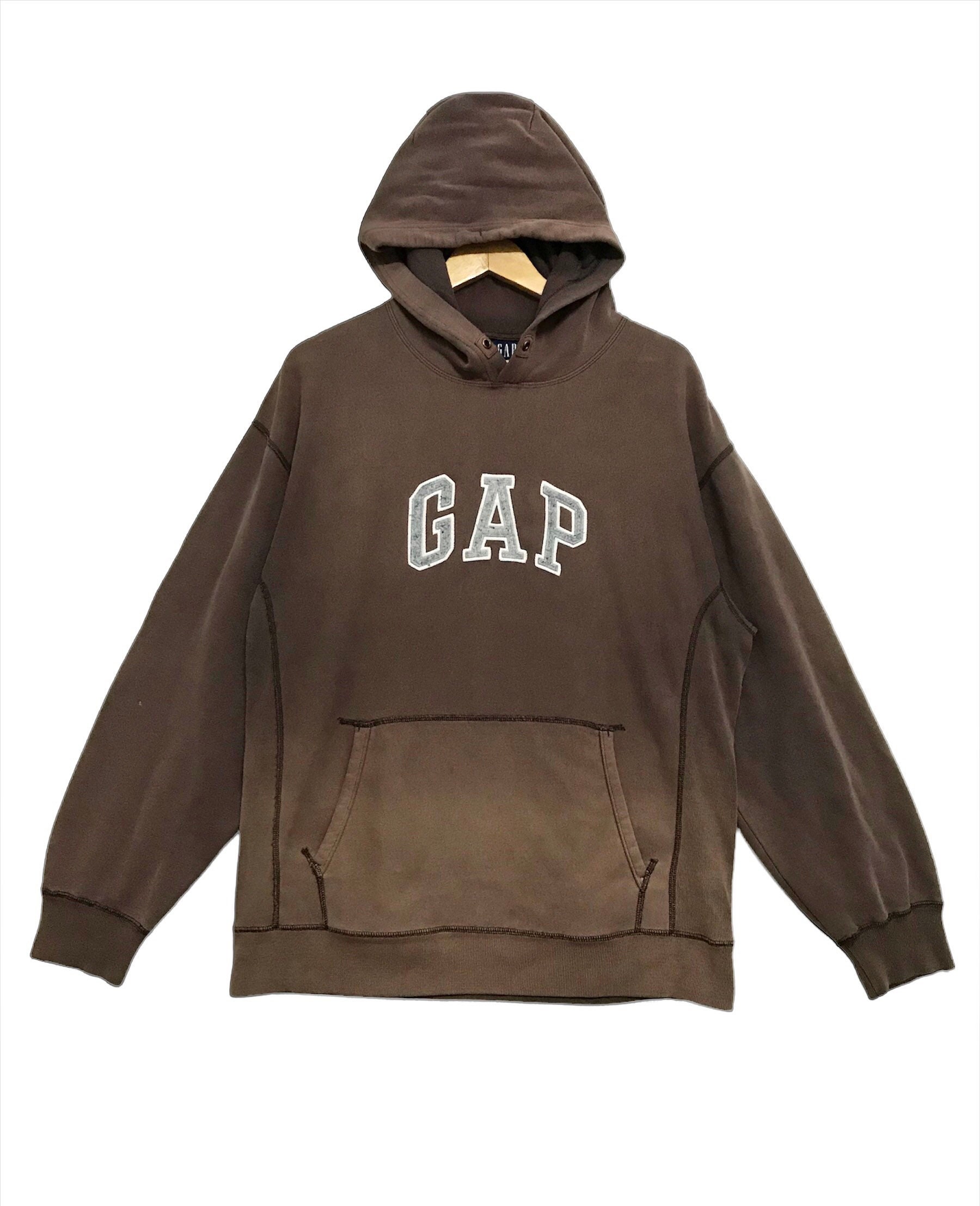 brown gap hoodie womens