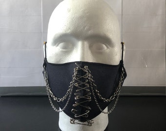 Black Denim - Face Mask
