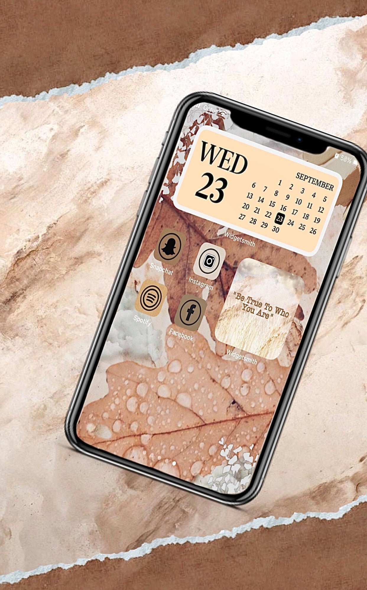 Nude Beige Aesthetic Ios14 Cover Photos Widget Cover Etsy Israel
