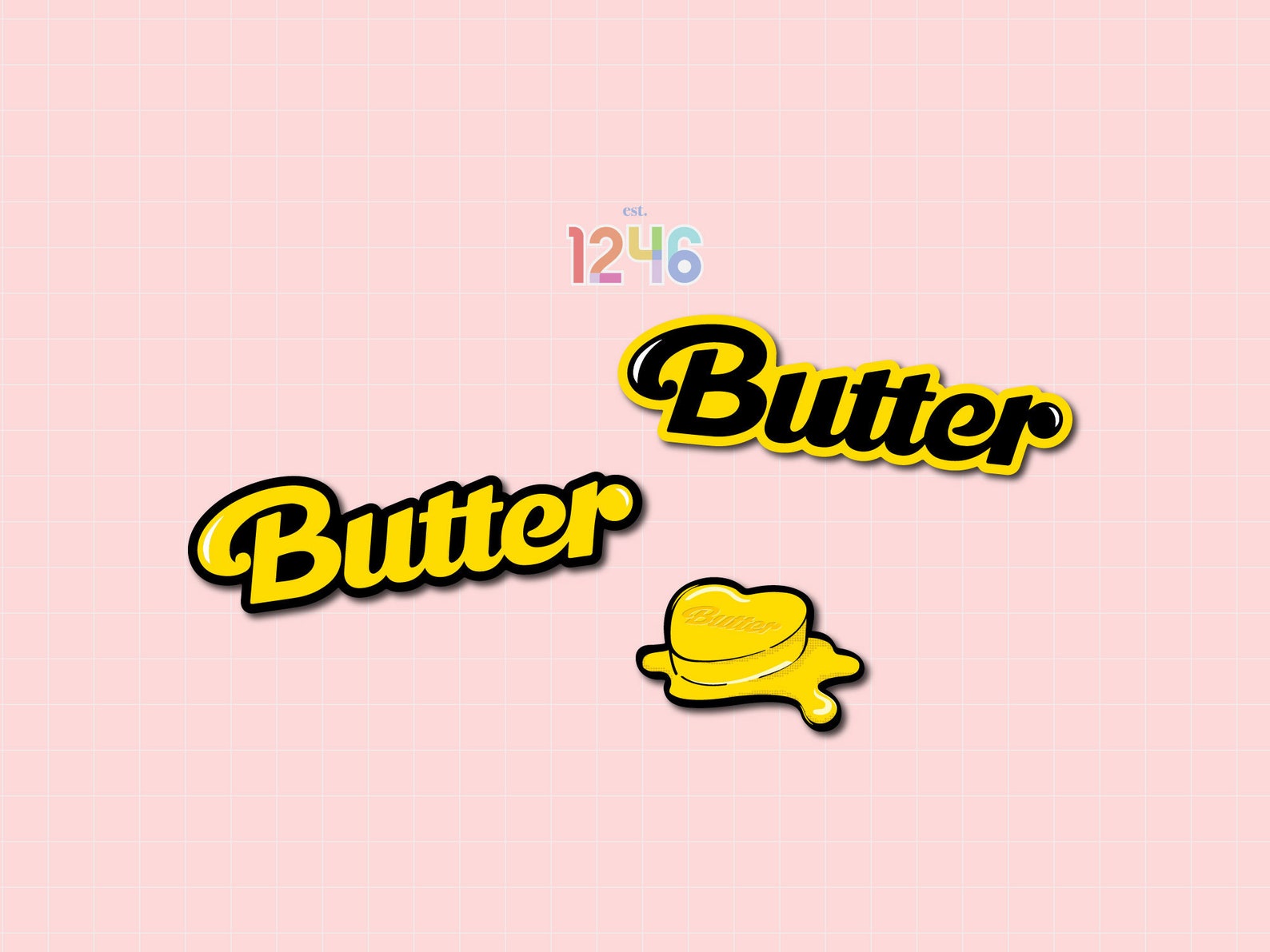 Bts Butter Logo Vinilo Pegatinas Etsy