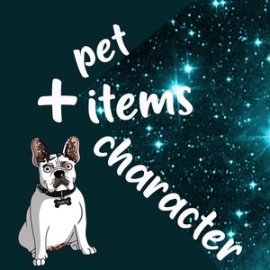 Extra personage of huisdier, extra items voor je cartoonportret