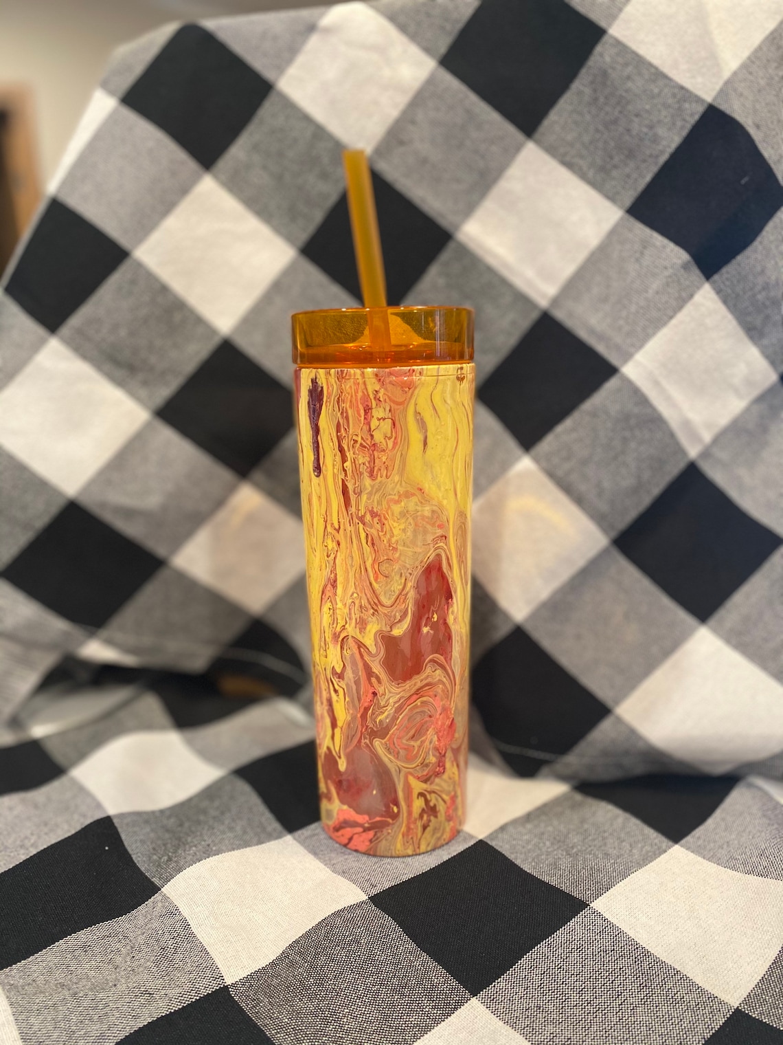 16 oz Water Marble Tumbler Etsy