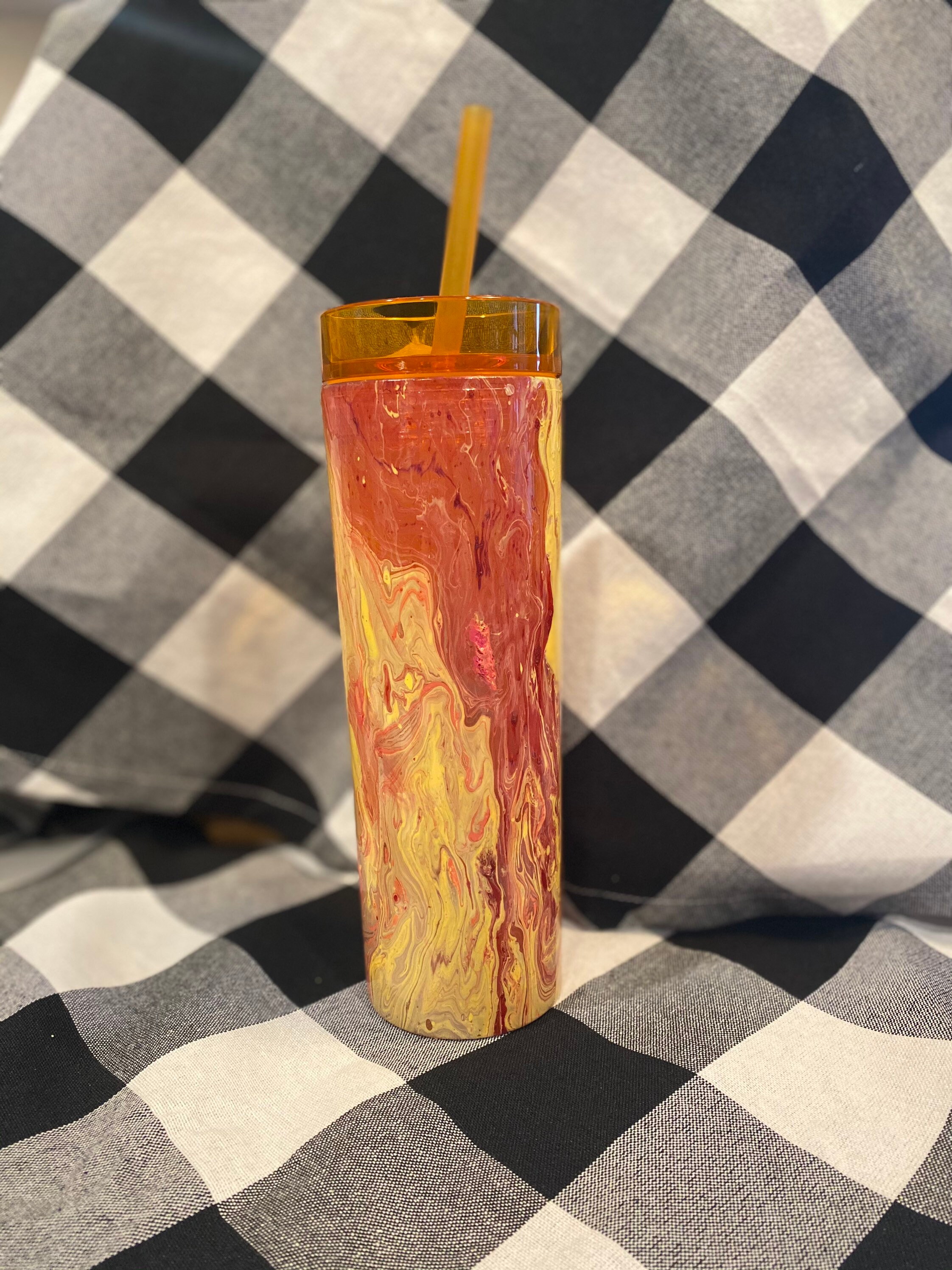 16 oz Water Marble Tumbler Etsy