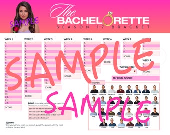 pics The Bachelorette 2021 Bracket etsy
