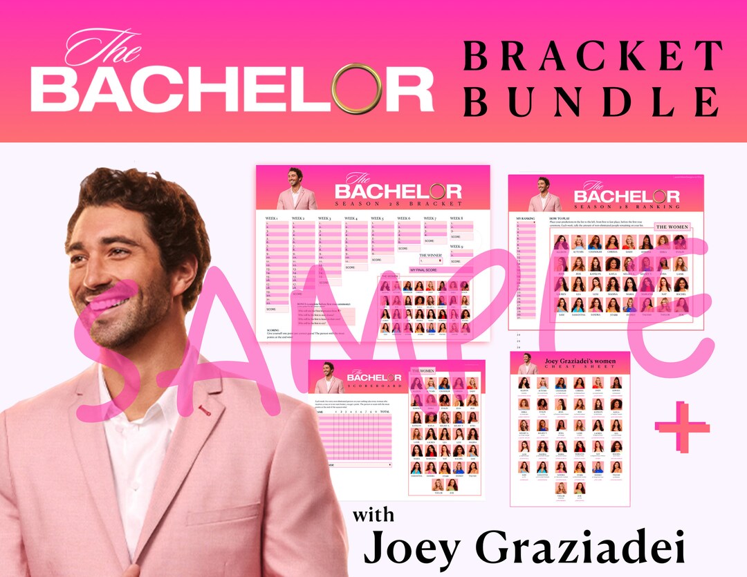 Bachelor Bracket Joey Graziadei Season 26 Fantasy Bachelor Bracket