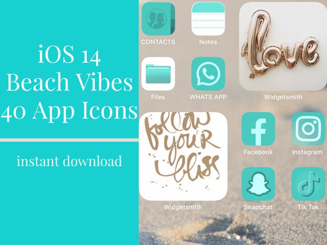 Teal Aesthetic App Icons Teal Aesthetic App Icons