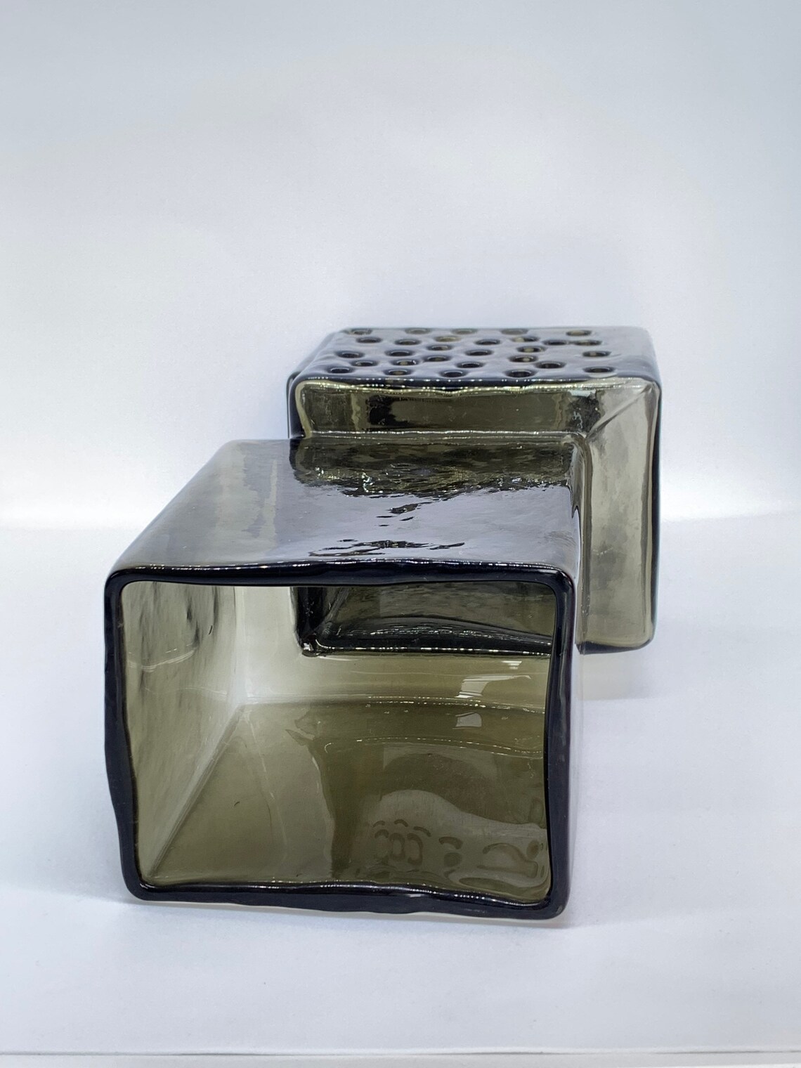 Drunken Bricklayer vase 13 large size in pewter grey Etsy