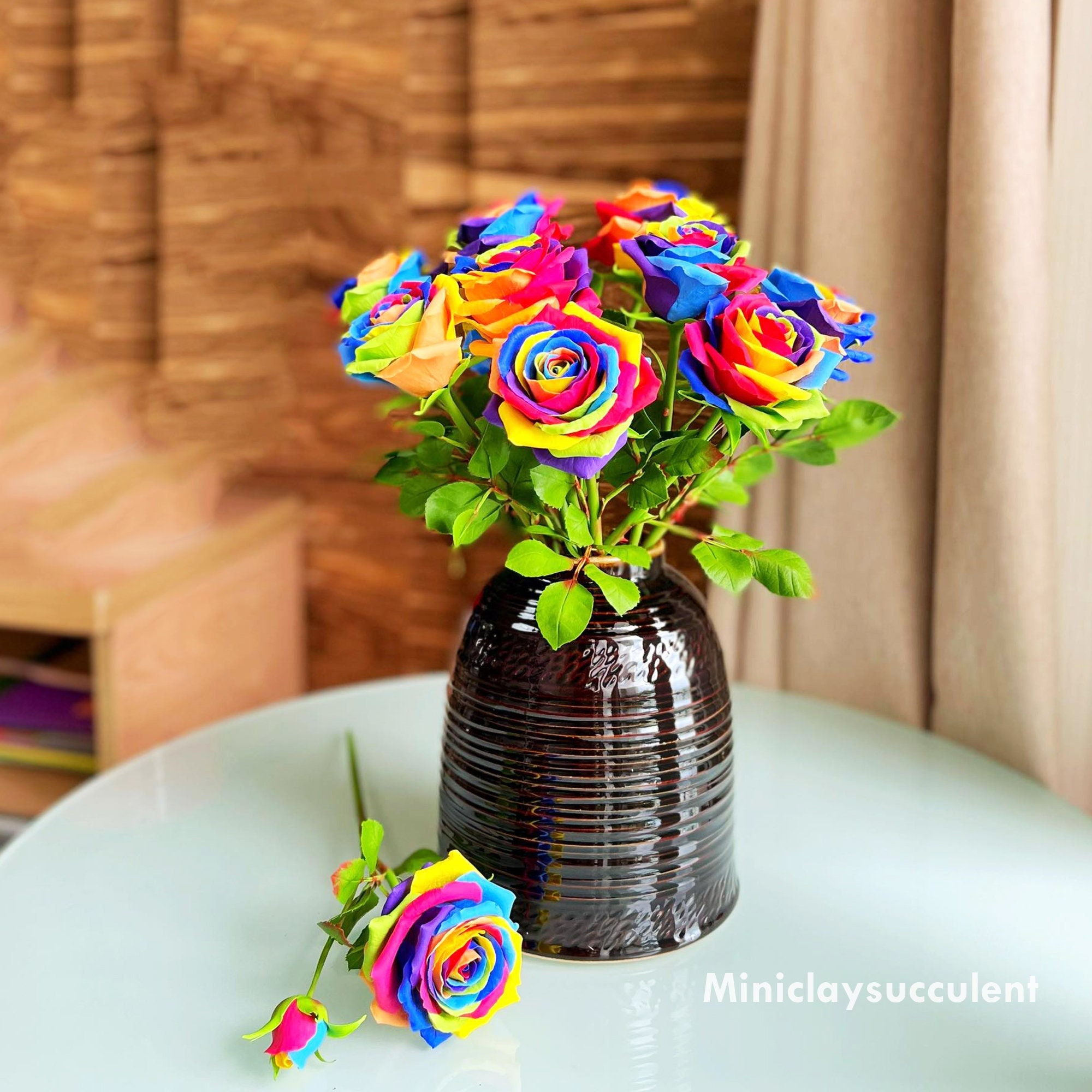 Gift Republic DIY Rainbow Flowers Kit Multicolor