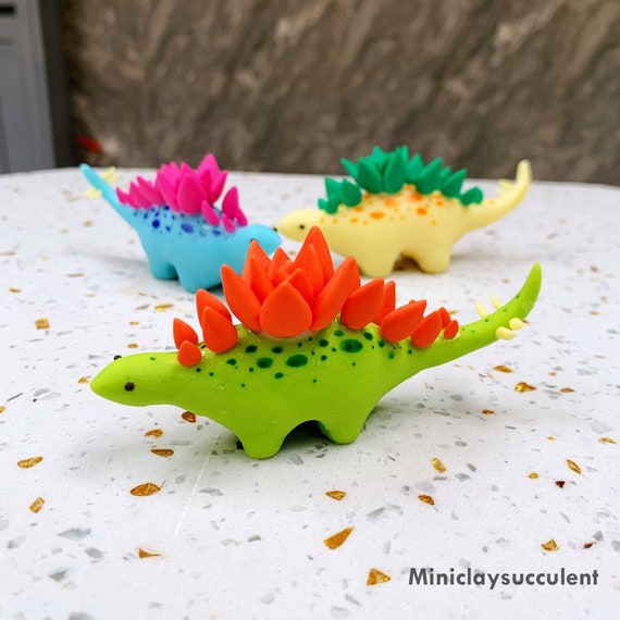 Handmade Green Stegosaurus Gifts Funny Christmas Dinosaur for Baby Unique Dinosaur Gifts Dinosaur Succulent Cute Animal Collection Etsy Canada