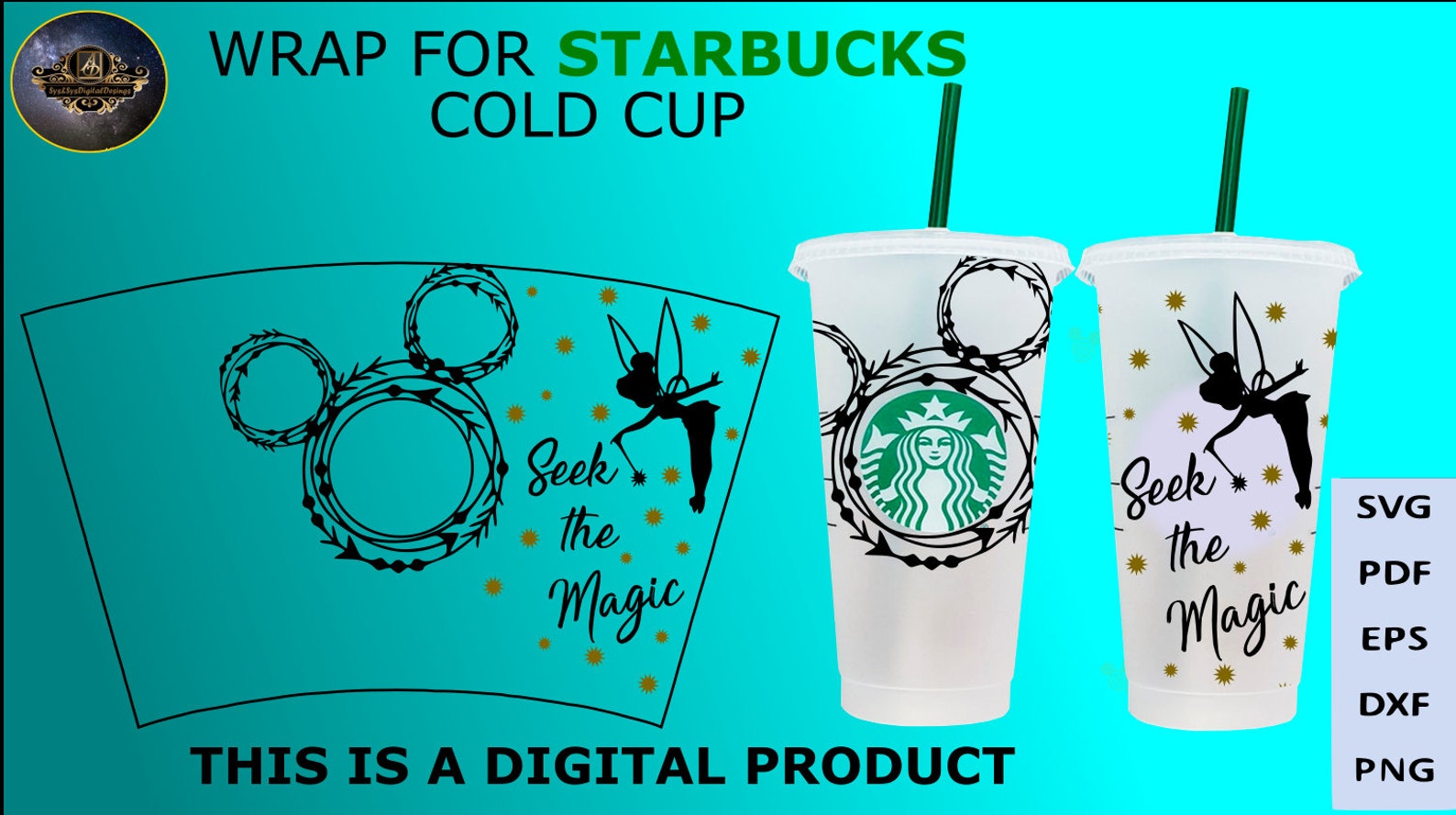 Free Free 238 Disney Starbucks Wrap Svg SVG PNG EPS DXF File