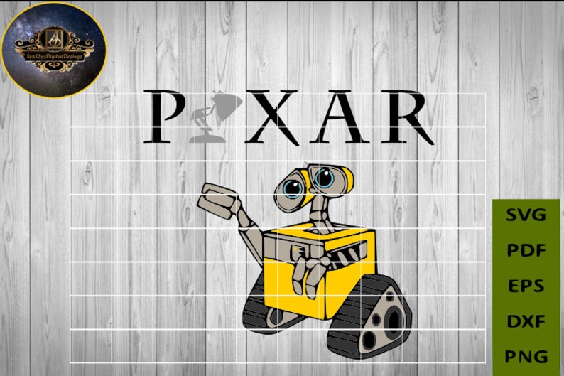 Wall.e Svg Walle Cut File Svg Walle Clip Art Svg Disney Etsy