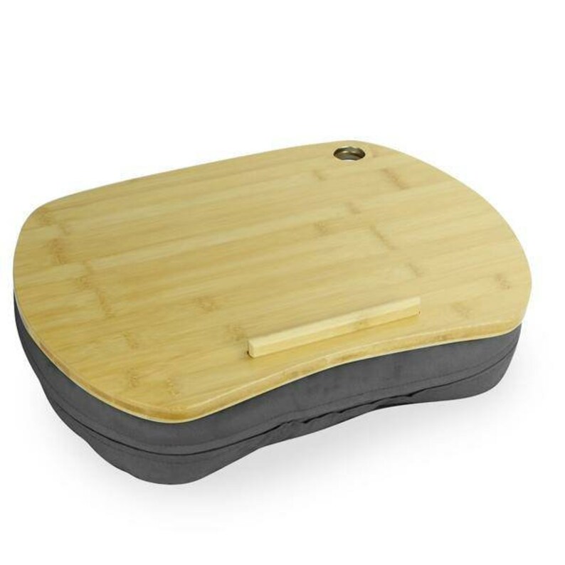 Bamboo Cushioned Laptop Tray Lap Desk Etsy