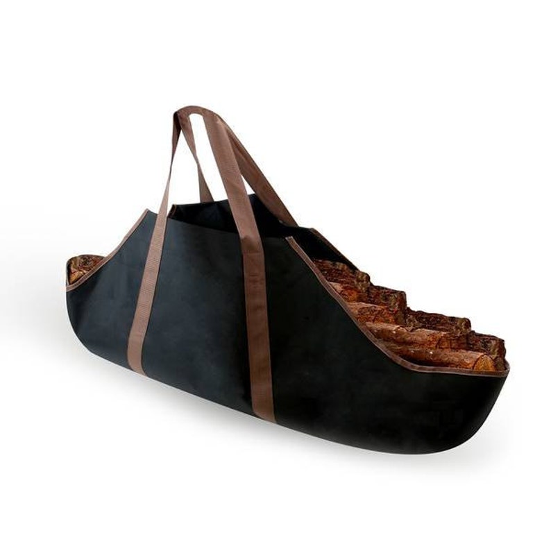 Canvas Log & Firewood Carrier Bag Etsy UK