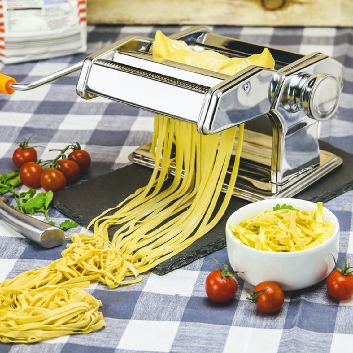 Manual Pasta Press & Cutter Pasta Maker Etsy