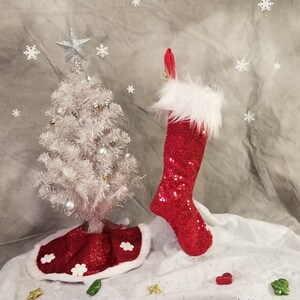 Sequined Christmas Stocking