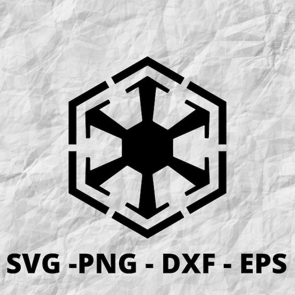 Star Wars Sith Empire Logo SVG for Cricut and Silhouette Cutting Machines, Star Wars Svg, Sith Svg, Cutting files