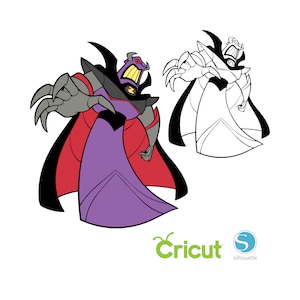 2 Evil Emperor Zurg SVG for Cricut and Silhouette Cutting Machines