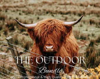 Outdoor Lightroom Presets Bundle. 850+ Different Presets and 61 tools. Professional Desktop & Mobile Filters.