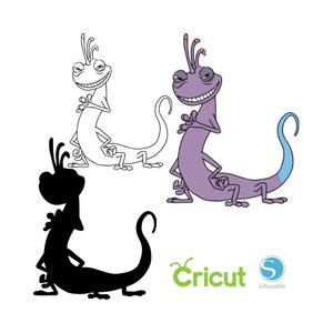 3 Randall Monsters Inc SVG Bundle SVG für Cricut und Silhouette Schneidemaschinen