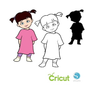 3 Boo SVG Bundle SVG für Cricut und Silhouette Schneidemaschinen, Monsters Inc