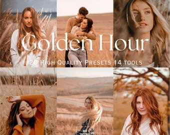 20 Golden Hour Presets and 14 tools. Professional Lightroom Desktop & Mobile Filters.
