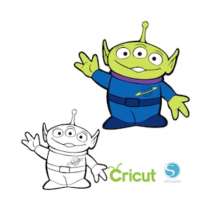 Alien from toy store story drawing