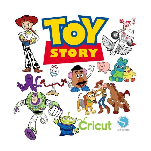 65 Toy Story Bundle SVG for Cricut and Silhouette Cutting Machines