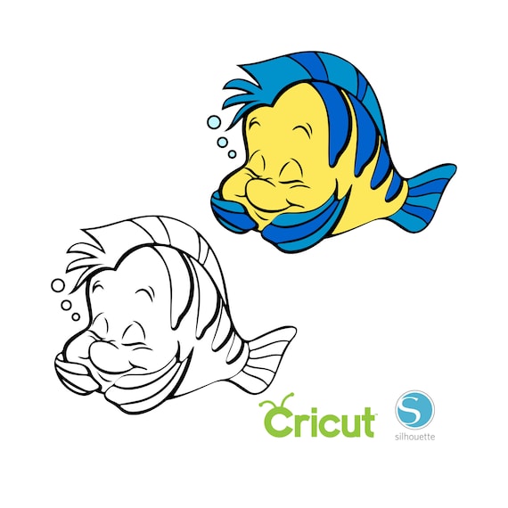 2 Flounder SVG Bundle SVG for Cricut and Silhouette Cutting - Etsy