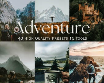 40 Abenteuer-Lightroom-Presets und 15 Tools, Desktop- und Mobilfilter