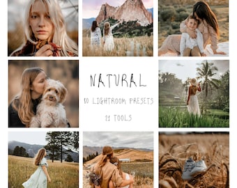 80 ajustes preestablecidos de Lightroom Natural y 21 herramientas. Filtros profesionales para escritorio y dispositivos móviles.