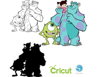 Sully, Boo, and Mike, Monsters, Inc. Mike & Sulley to the…
