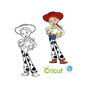 2 Jessie Spielzeug SVG für Cricut und Silhouette-Schneidemaschinen, Toy Stoey