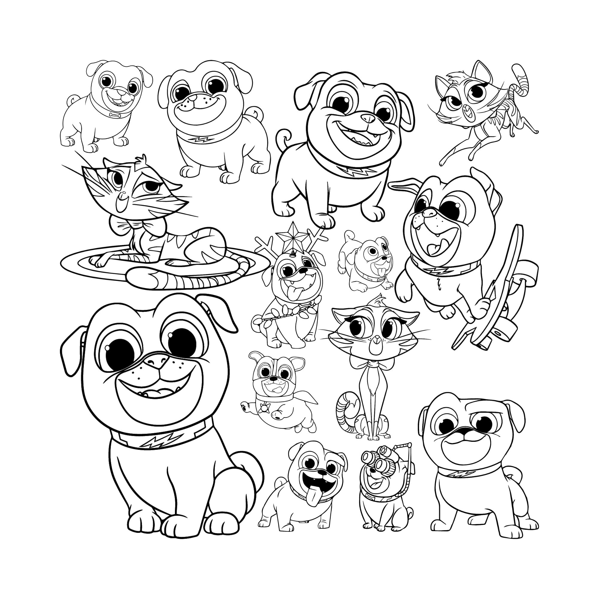 30 puppy dog pals bundle svg for cricut and silhouette cutting etsy ireland
