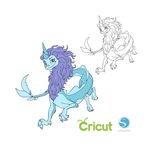 2 Sisu SVG for Cricut and Silhouette Cutting Machines, Raya and the Last Dragon, Awkwafina