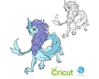 2 Sisu SVG for Cricut and Silhouette Cutting Machines, Raya and the Last Dragon, Awkwafina