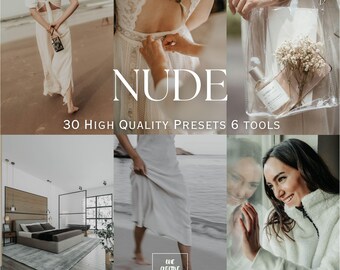 30 Nude Lightroom Presets and 6 Tools, Desktop & Mobile Filters