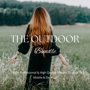 1000+ Outdoor Bundle Presets and 55 tools for Instagram, Photographers and Bloggers. Professional Lightroom Desktop & Mobile presets.
