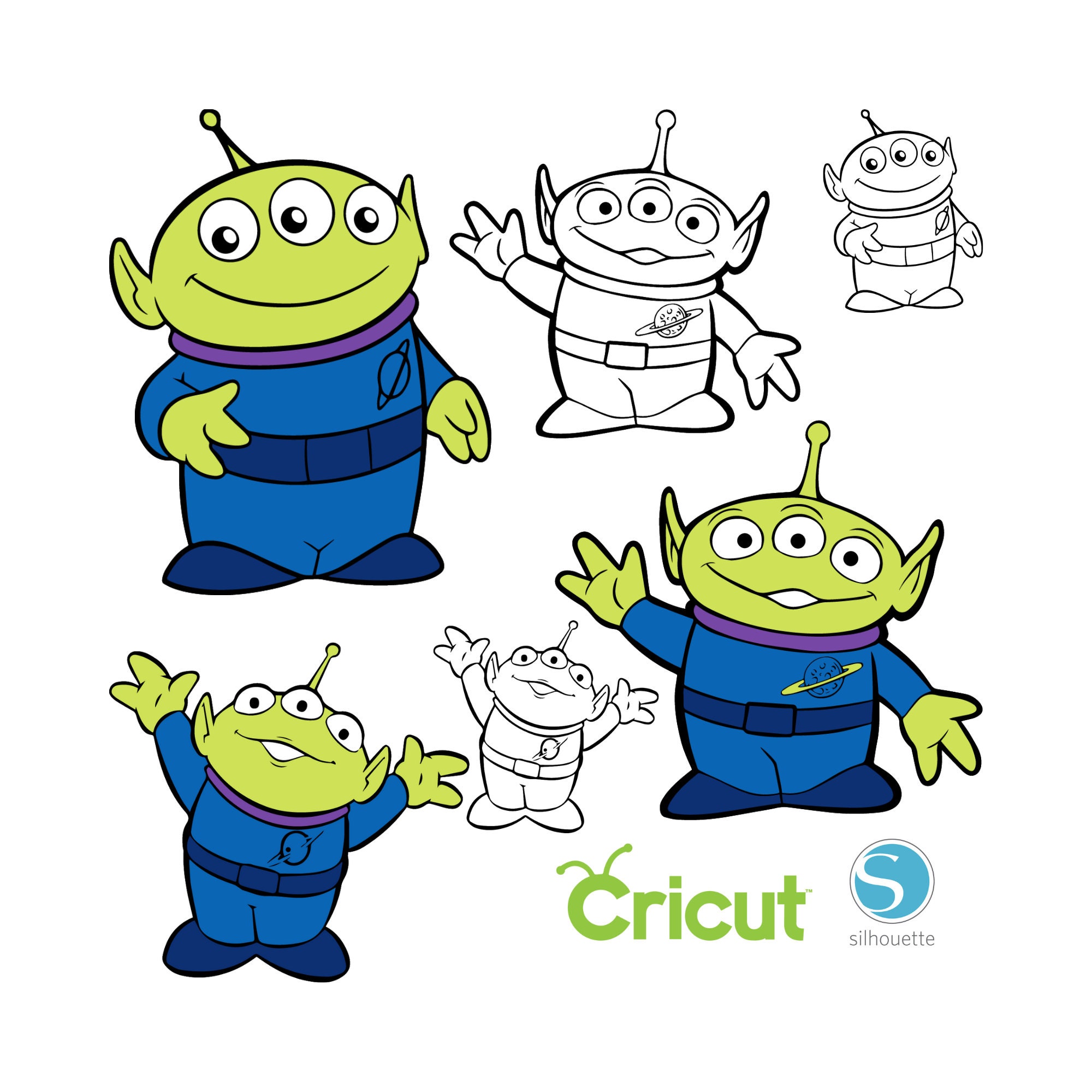 Toy Story Alien Svg 