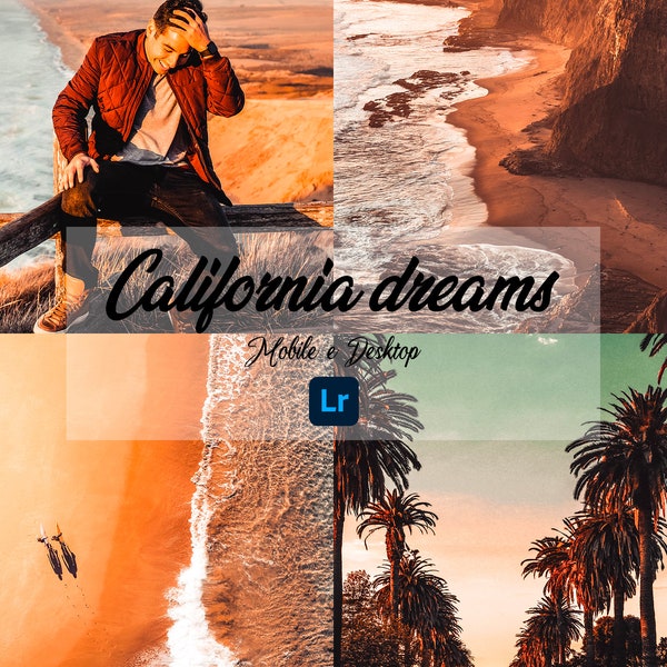 15 California Dreams  Lightroom Presets Mobile\desktop