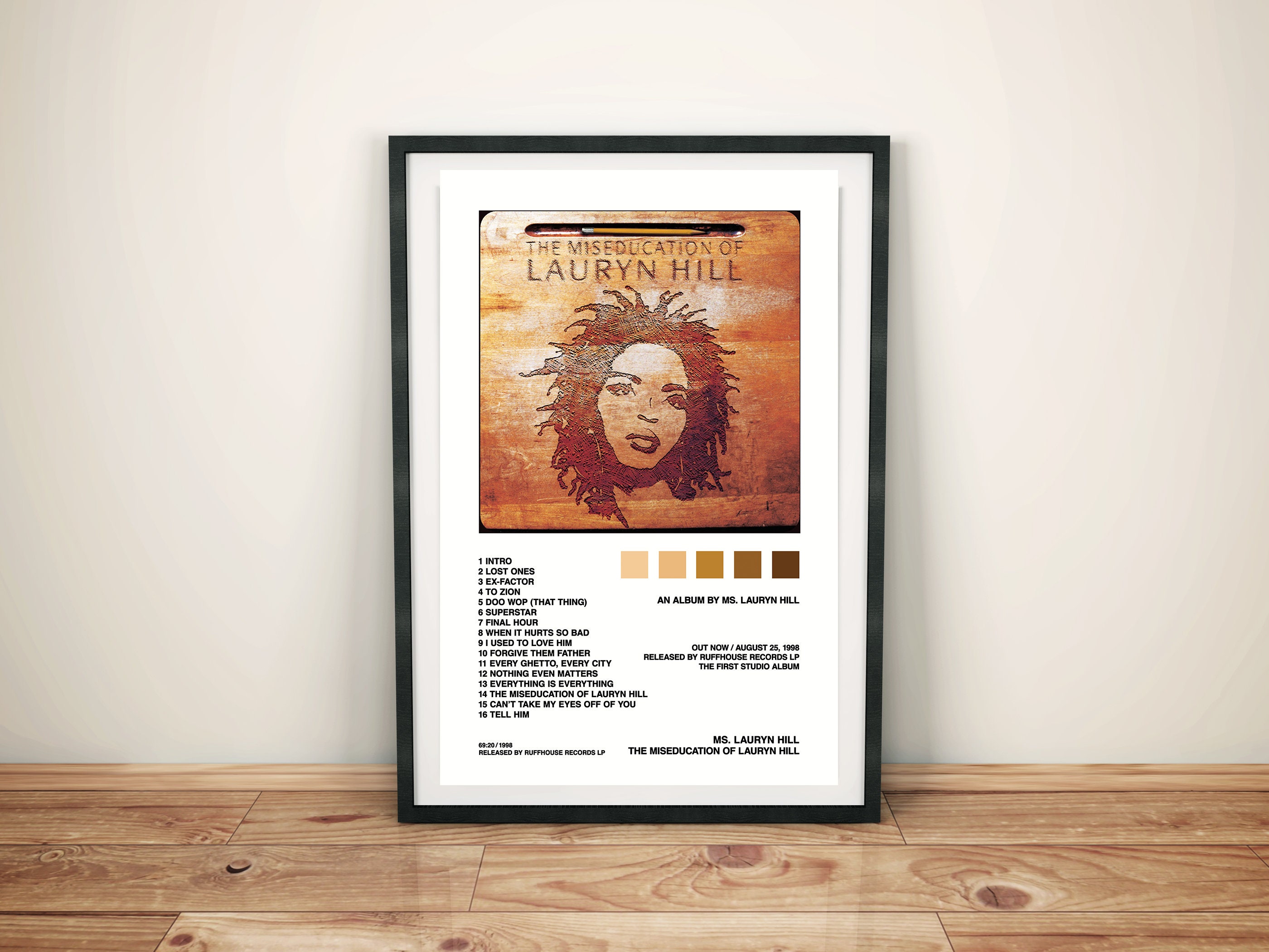 Ms. Lauryn Hill / the Miseducation of Lauryn Hill / Album - Etsy