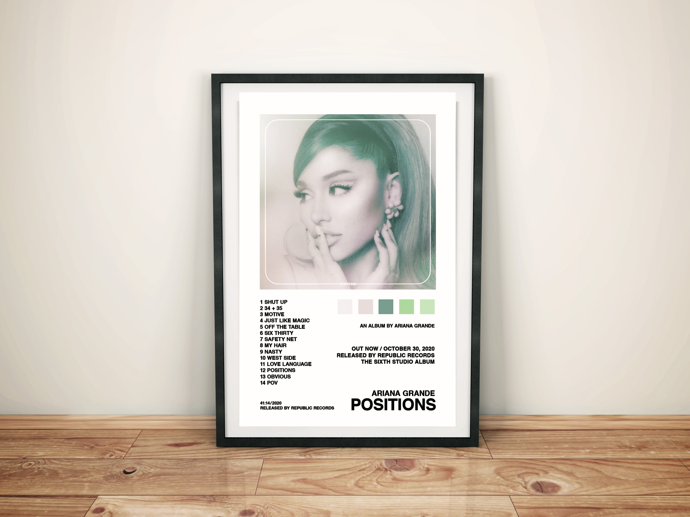 Ariana Grande / Positions / Album Cover Poster Poster Print | Etsy