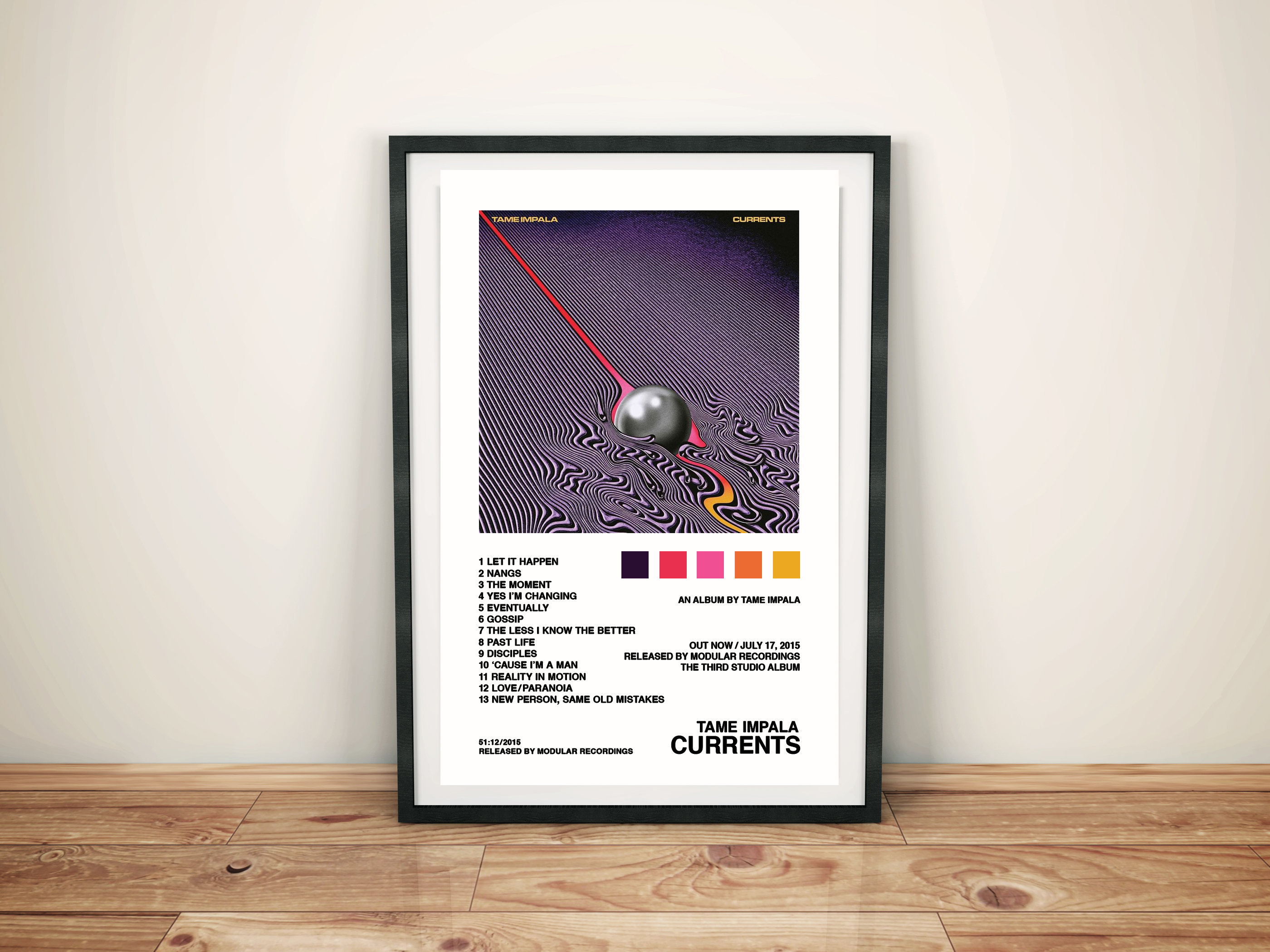Tame Impala Album Cover Tame Impala / Currents / Album Cover Poster Poster Print Wall - Etsy UK