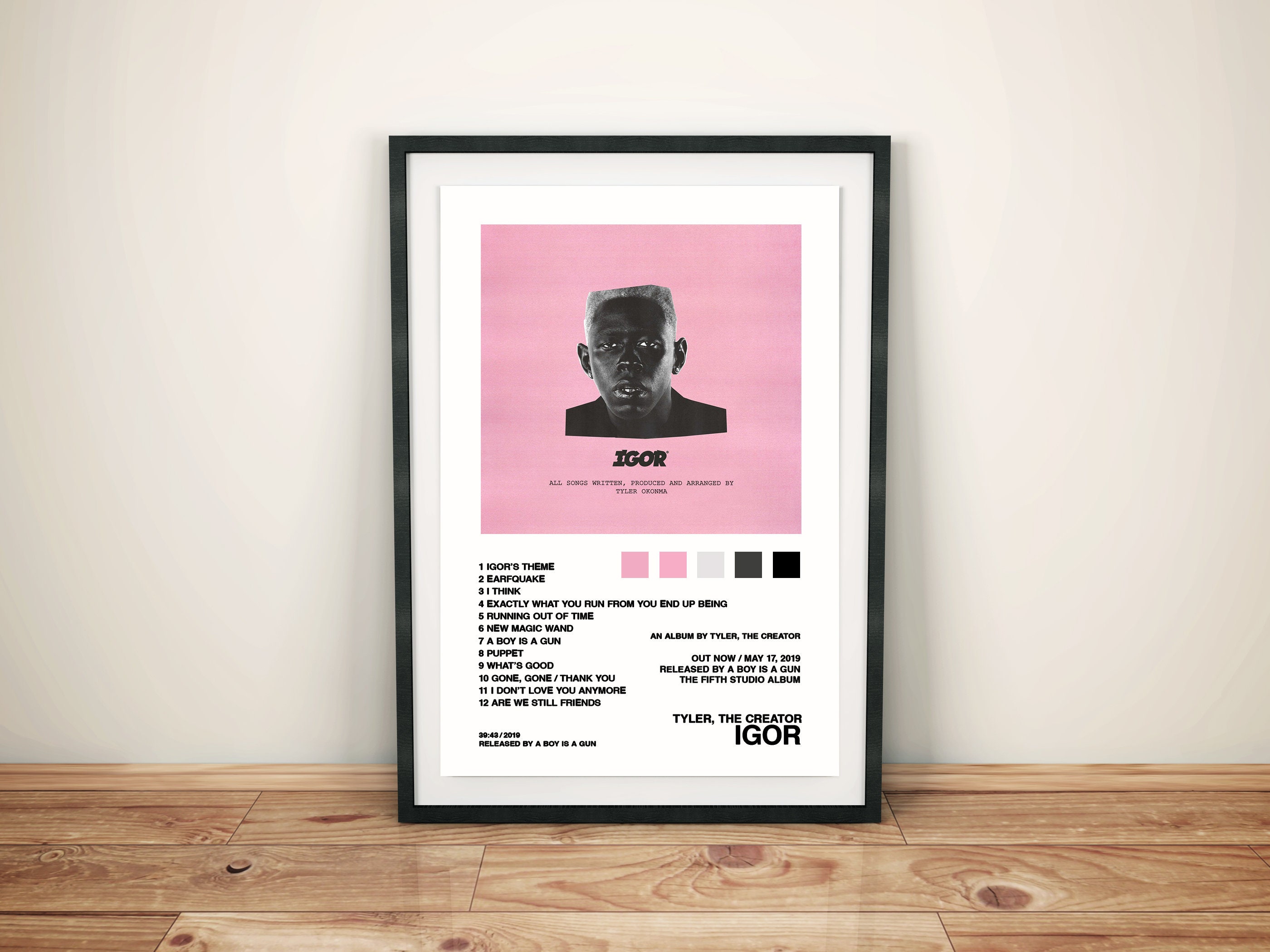 Tyler the Creator IGOR Album Poster 