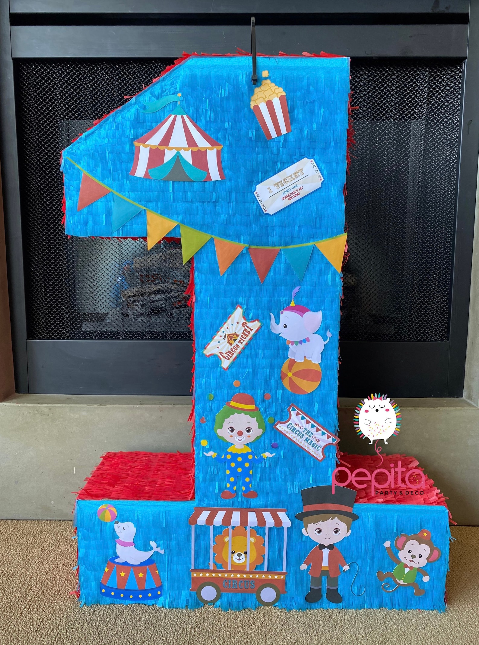Circus Number Pinatas Circus Number Pinatas