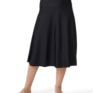 Extra long Swim skirt SPF50+ (below knee)