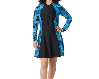 Vestido de baño con cremallera Ocean SPF50+