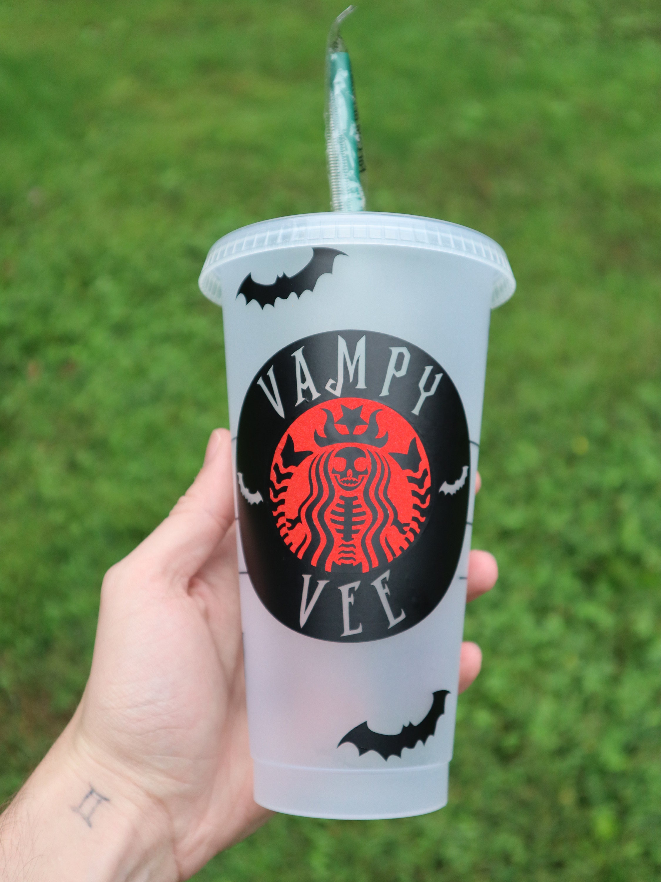 Halloween Personalized Starbucks Tumbler Cold Cup Custom Etsy