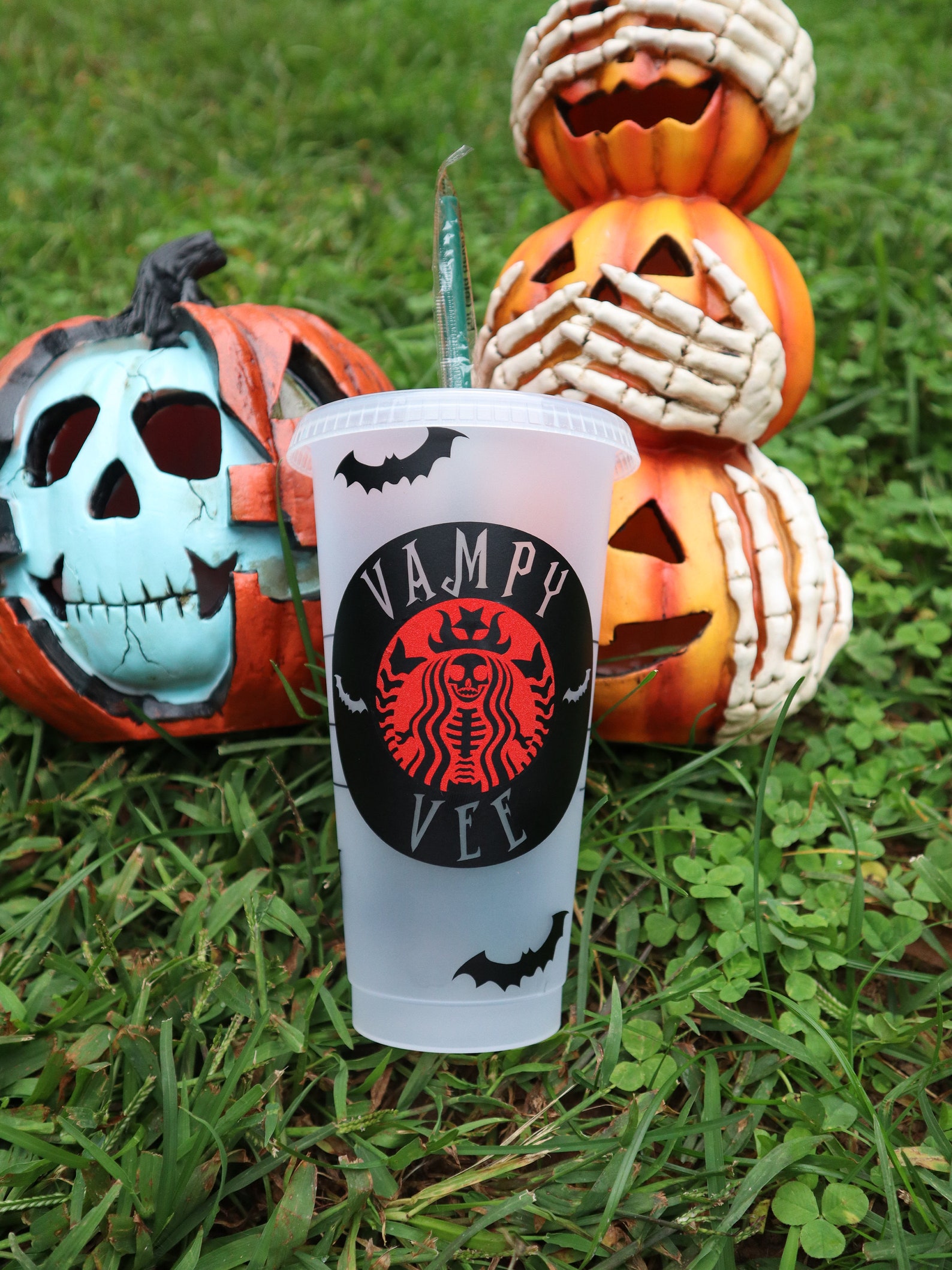 Halloween Personalized Starbucks Tumbler Cold Cup Custom Etsy